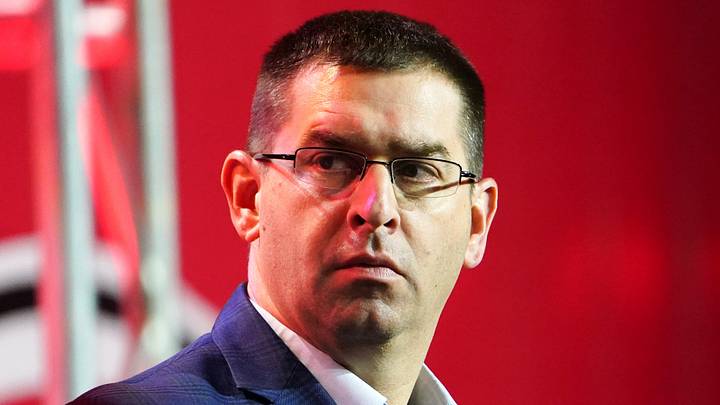 Cincinnati Reds General Manager Nick Krall answer questions