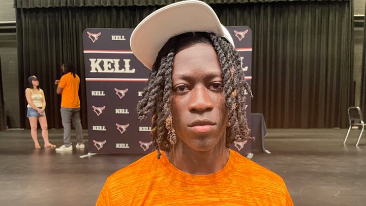 Jowell Combay following his Tennessee commitment