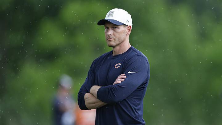 Chicago Bears head coach Ben Johnson looks on during Minicamp at Halas Hall. Mandatory Credit: Kamil Krzaczynski-Imagn Images Chicago Bears head coach Ben Johnson looks on during Minicamp at Halas Hall. Mandatory Credit: Kamil Krzaczynski-Imagn Images
