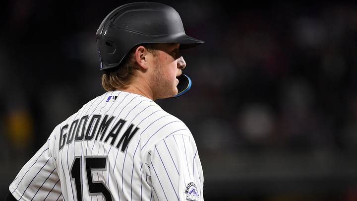 Rockies catcher Hunter Goodman (15) at third base in the seventh inning against the Mariners. Credit: Christopher Hanewinckel-Imagn Rockies catcher Hunter Goodman (15) at third base in the seventh inning against the Mariners. Credit: Christopher Hanewinckel-Imagn