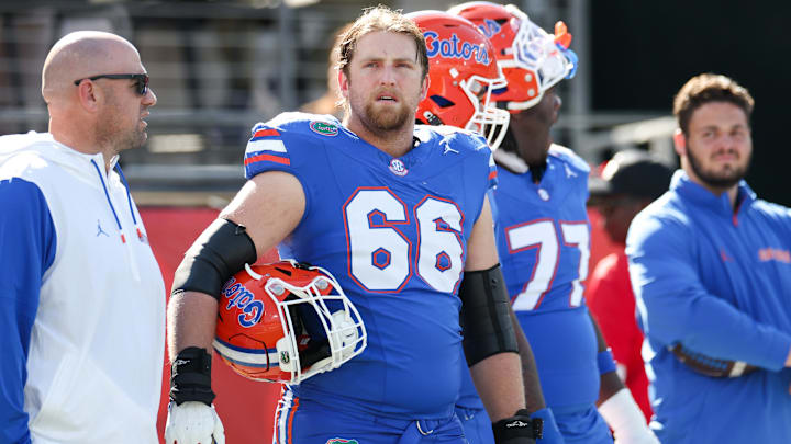 Florida offensive lineman Jake Slaughter was, unsurprisingly, one of nine Gators invited to the combine.