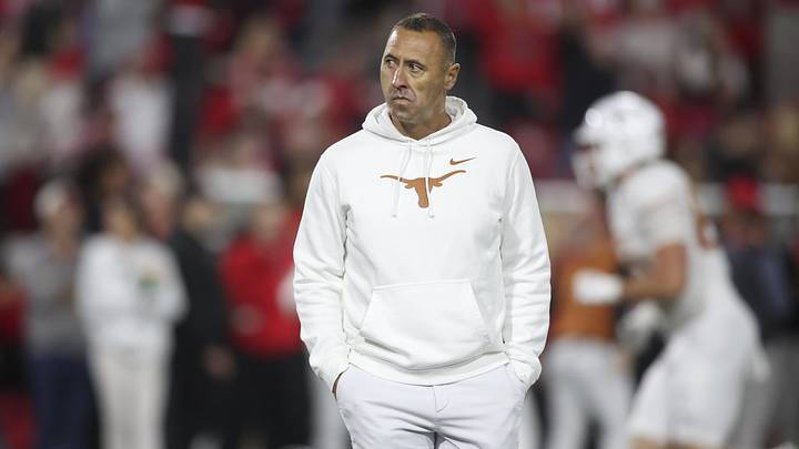 Nov 15, 2025; Athens, Georgia, USA; Texas Longhorns head coach Steve Sarkisian