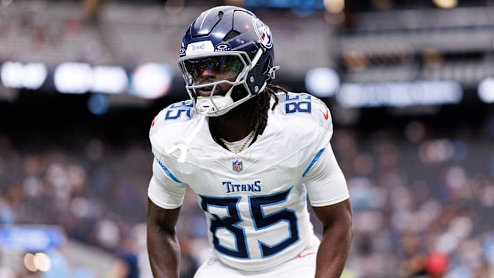 Tennessee Titans TE Chig Okonkwo Tennessee Titans TE Chig Okonkwo