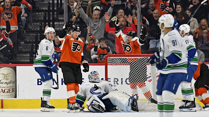 The Flyers are looking for their second win over the Canucks in as many weeks.