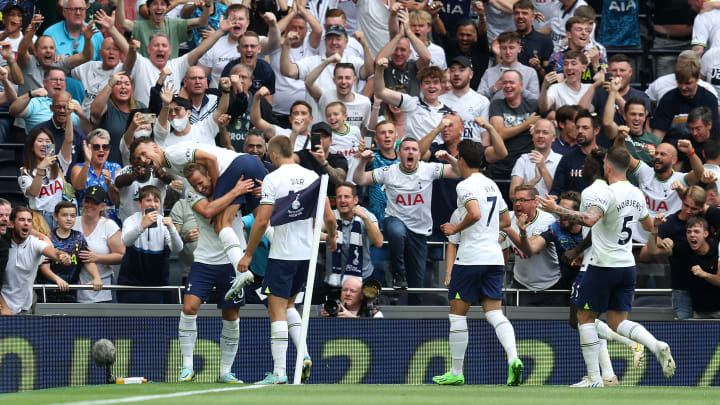 Tottenham celebrate Tottenham celebrate
