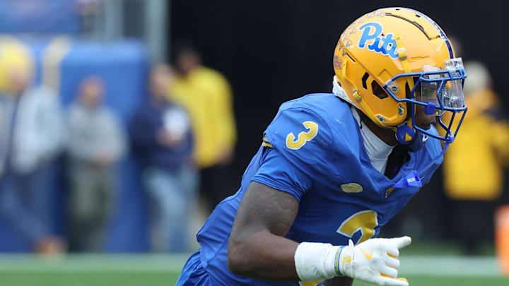 Nov 15, 2025; Pittsburgh, Pennsylvania, USA; Pittsburgh Panthers linebacker Rasheem Biles. Nov 15, 2025; Pittsburgh, Pennsylvania, USA; Pittsburgh Panthers linebacker Rasheem Biles.