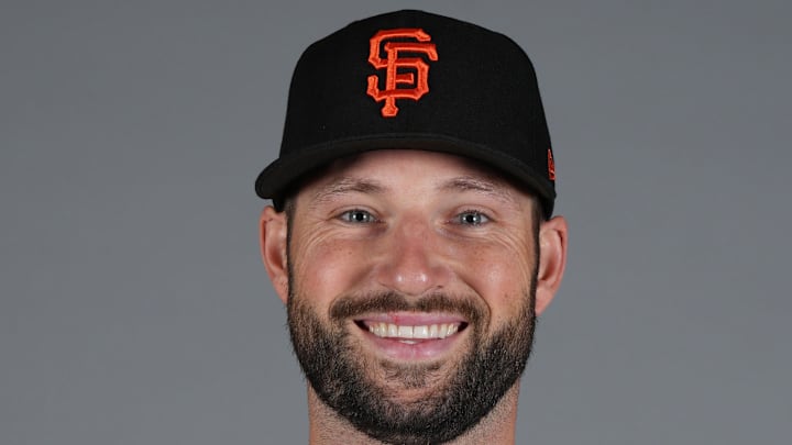 Feb 19, 2026; Scottsdale, AZ, USA; San Francisco Giants pitcher Sam Hentges (31) poses during Photo Day at Scottsdale Stadium. Mandatory Credit: Rick Scuteri-Imagn Images Feb 19, 2026; Scottsdale, AZ, USA; San Francisco Giants pitcher Sam Hentges (31) poses during Photo Day at Scottsdale Stadium. Mandatory Credit: Rick Scuteri-Imagn Images