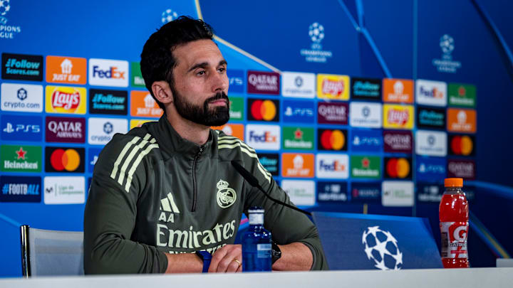 Alvaro Arbeloa, Real Madrid C.F. Training Session And Press Conference - UEFA Champions League 2025/26 League Alvaro Arbeloa, Real Madrid C.F. Training Session And Press Conference - UEFA Champions League 2025/26 League