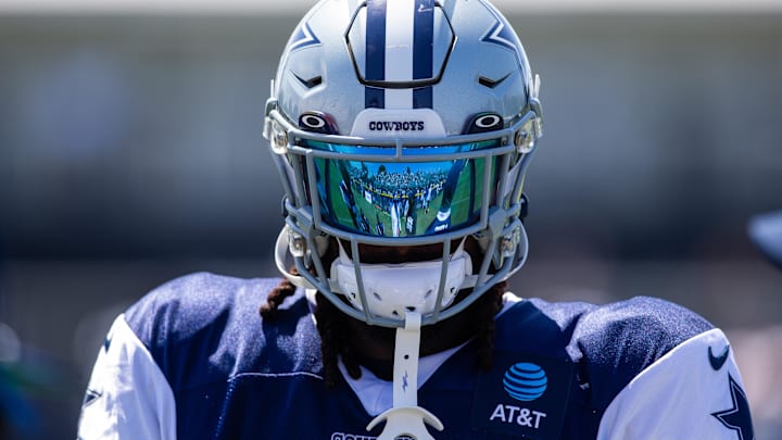 Dallas Cowboys safety Malik Hooker during training camp at Marriott Residence Inn-River Ridge playing fields. Dallas Cowboys safety Malik Hooker during training camp at Marriott Residence Inn-River Ridge playing fields.