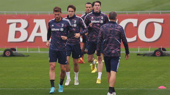 Allenamento bianconero Allenamento bianconero