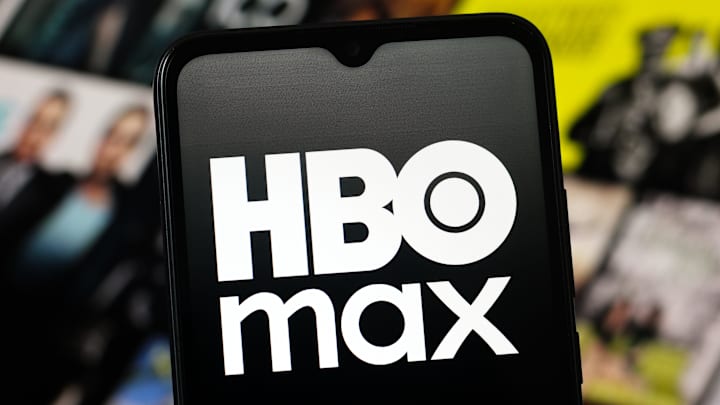 In this photo illustration, the HBO Max logo is seen...