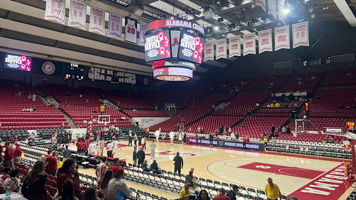 Coleman Coliseum in Tuscaloosa, Alabama before No. 8 Alabama hosts No. 2 Purdue