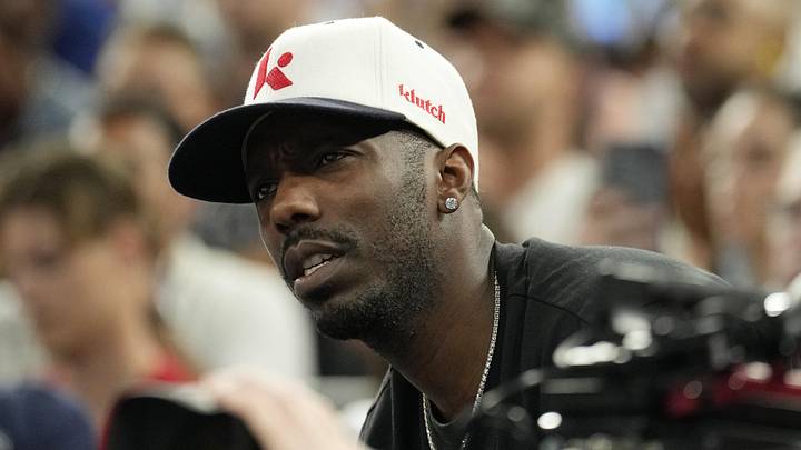 Aug 11, 2024; Paris, France; Rich Paul looks on in the second half between France and the United States in the women's gold medal game during the Paris 2024 Olympic Summer Games at Accor Arena. Mandatory Credit: Kyle Terada-Imagn Images Aug 11, 2024; Paris, France; Rich Paul looks on in the second half between France and the United States in the women's gold medal game during the Paris 2024 Olympic Summer Games at Accor Arena. Mandatory Credit: Kyle Terada-Imagn Images