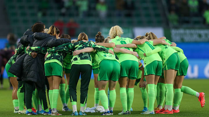 Die Wölfinnen dürfen für das Viertelfinal-Heimspiel in der Champions League auf ein großes Publikum hoffen 