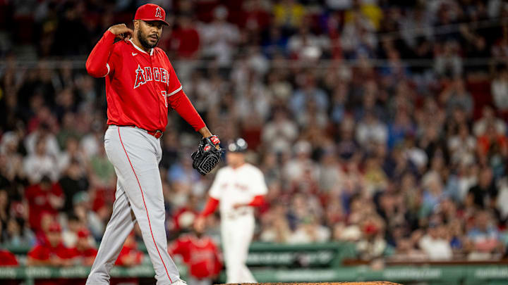 Los Angeles Angels v Boston Red Sox