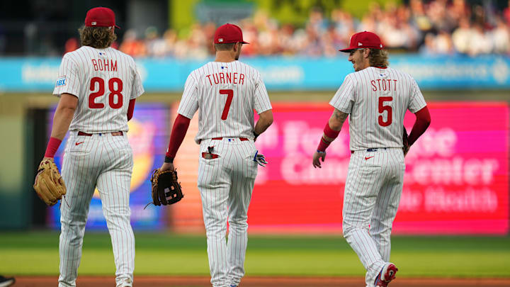 Alec Bohm, Trea Turner and Bryson Stott have faced their fair share of criticism from Phillies fans
