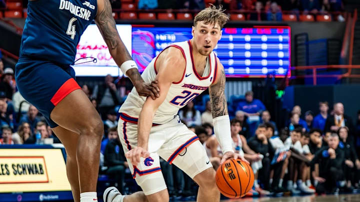 In 2025-26, Drew Fielder second-team All-Mountain West selection.