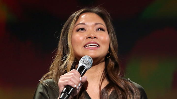 ANAHEIM, CALIFORNIA - AUGUST 24: Writer Adele Lim of 'Raya and the Last Dragon' took part today in the Walt Disney Studios presentation at Disney’s D23 EXPO 2019 in Anaheim, Calif. 'Raya and the Last Dragon' will be released in U.S. theaters on November 25, 2020. (Photo by Jesse Grant/Getty Images for Disney)