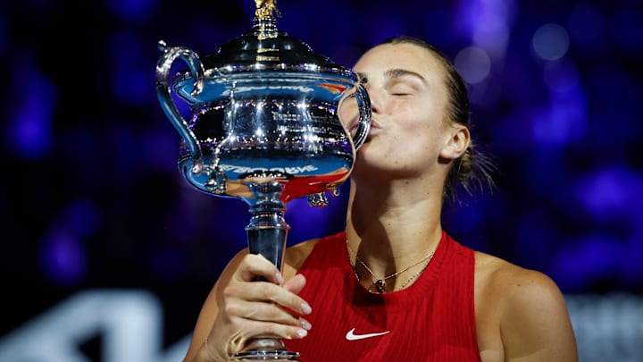 Nike is spotlighting Aryna Sabalenka's quest for a three-peat at the Australian Open.