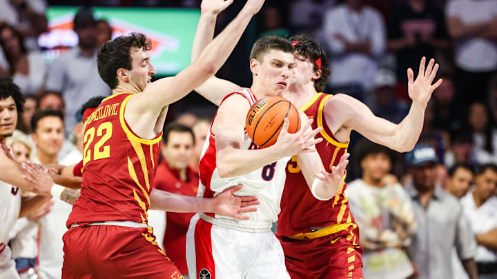 Arizona is favored against Iowa State in the Big 12 Championship Semifinal.