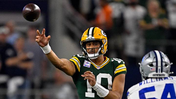 Green Bay Packers quarterback Jordan Love (10) passes the ball during the game against the Dallas Cowboys last year. Green Bay Packers quarterback Jordan Love (10) passes the ball during the game against the Dallas Cowboys last year.
