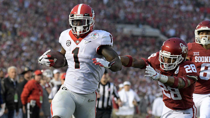 Georgia Bulldogs running back Sony Michel (1)