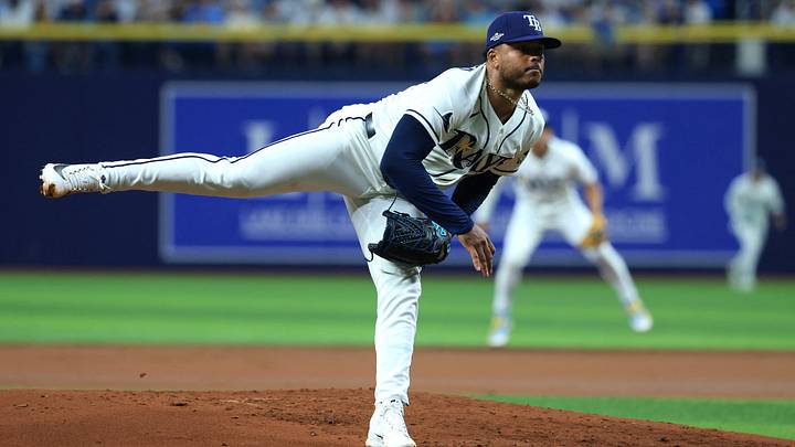 Freddy Peralta gets the ball for Tampa Bay in Game 2. Freddy Peralta gets the ball for Tampa Bay in Game 2.