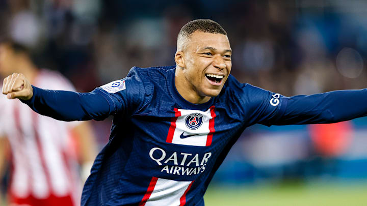 Kylian Mbappé, attaquant vedette du PSG. Kylian Mbappé, attaquant vedette du PSG.