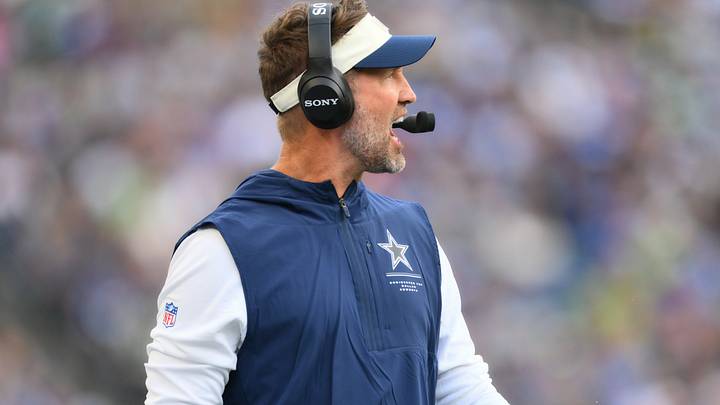 Dallas Cowboys head coach Brian Schottenheimer during the game against the Seattle Seahawks.