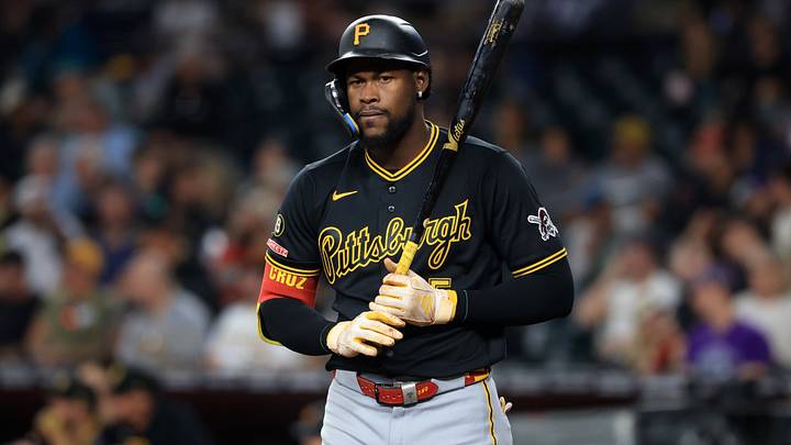 May 6, 2026; Phoenix, Arizona, USA; Pittsburgh Pirates outfielder Oneil Cruz against the Arizona Diamondbacks at Chase Field. Mandatory Credit: Mark J. Rebilas-Imagn Images May 6, 2026; Phoenix, Arizona, USA; Pittsburgh Pirates outfielder Oneil Cruz against the Arizona Diamondbacks at Chase Field. Mandatory Credit: Mark J. Rebilas-Imagn Images