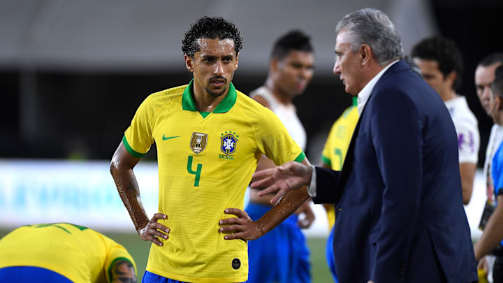 Marquinhos ficou de fora do último jogo do PSG antes da Copa do Mundo.