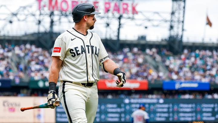 Aug 23, 2026; Seattle, Washington, USA; Seattle Mariners catcher Cal Raleigh (29) walks to the dugout after striking out against the Chicago Cubs during the first inning at T-Mobile Park. Mandatory Credit: Joe Nicholson-Imagn Images Aug 23, 2026; Seattle, Washington, USA; Seattle Mariners catcher Cal Raleigh (29) walks to the dugout after striking out against the Chicago Cubs during the first inning at T-Mobile Park. Mandatory Credit: Joe Nicholson-Imagn Images