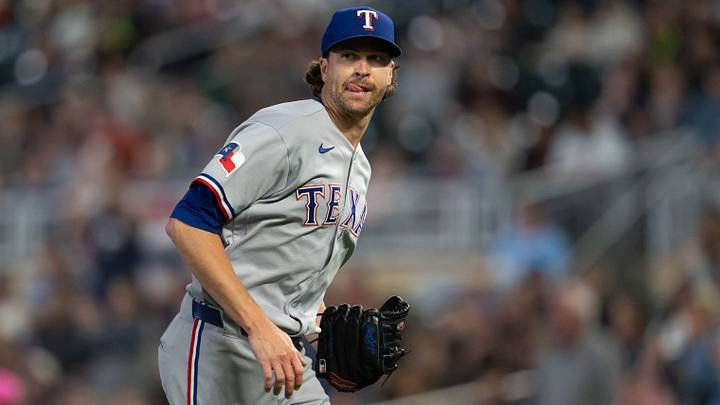 Texas Rangers starting pitcher Jacob Degrom. Mandatory Credit: Jesse Johnson-Imagn Images