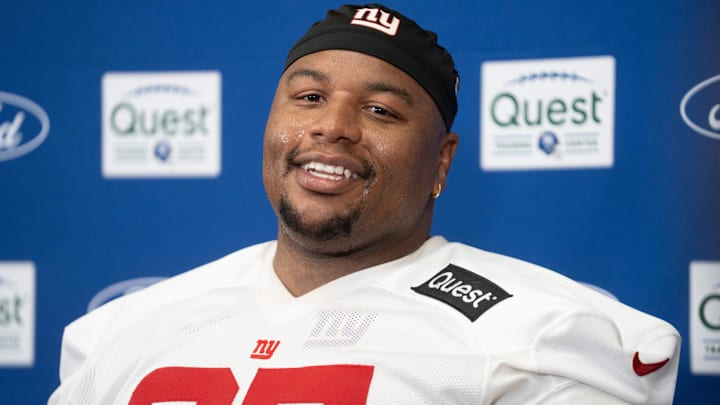 New York Giants defensive tackle Dexter Lawrence. New York Giants defensive tackle Dexter Lawrence.