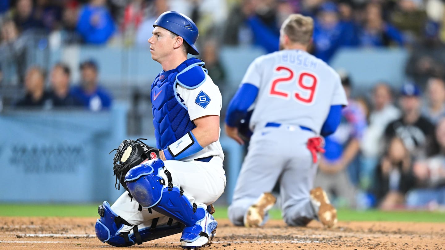 Will Smith Dealing With Injury, Out of Dodgers Lineup vs Cubs