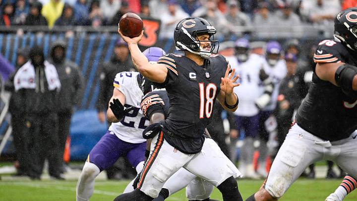 Chicago Bears QB Caleb Williams passes the ball against the Minnesota Vikings. Mandatory Credit: Matt Marton-Imagn Images Chicago Bears QB Caleb Williams passes the ball against the Minnesota Vikings. Mandatory Credit: Matt Marton-Imagn Images