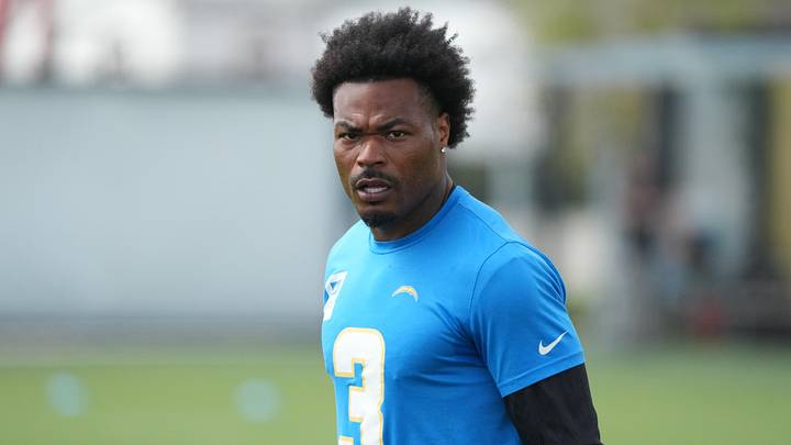 May 11, 2026; El Segundo, CA, USA; Los Angeles Chargers safety Derwin James III (3) during offseason workouts at The Bolt. Mandatory Credit: Kirby Lee-Imagn Images