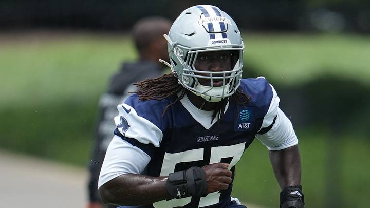 Dallas Cowboys linebacker Malachi Lawrence. Dallas Cowboys linebacker Malachi Lawrence.