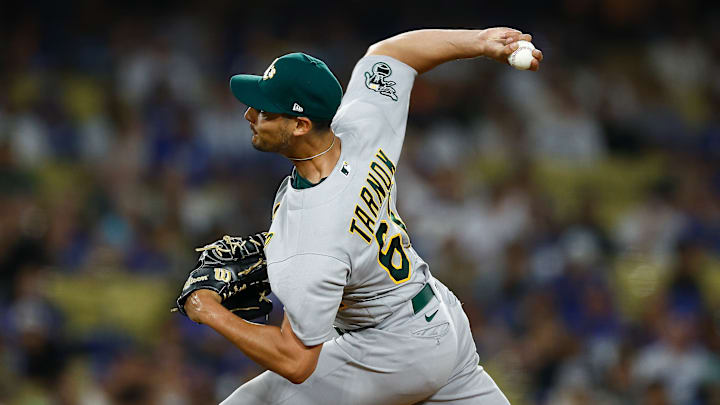 Oakland Athletics v Los Angeles Dodgers
