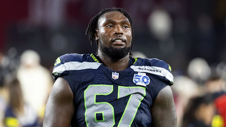 Seattle Seahawks tackle Charles Cross Seattle Seahawks tackle Charles Cross