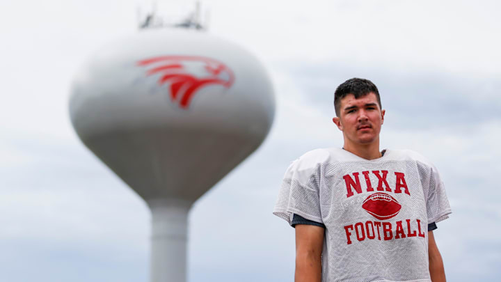 Nixa High School freshman Jackson Cantwell is a 6-foot-8 multi-sport athlete and has already scored a 33 on the ACT.

Tnixa Football00009