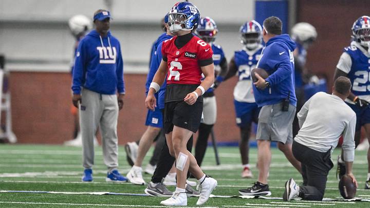New York Giants quarterback Jaxson Dart  