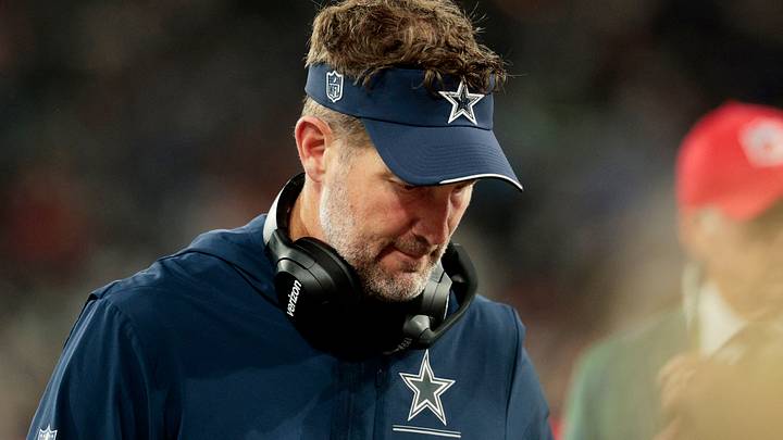 Cowboys head coach Brian Schottenheimer reacts to Dallas' loss to the Baltimore Ravens in Rio de Janeiro, Brazil. Cowboys head coach Brian Schottenheimer reacts to Dallas' loss to the Baltimore Ravens in Rio de Janeiro, Brazil.