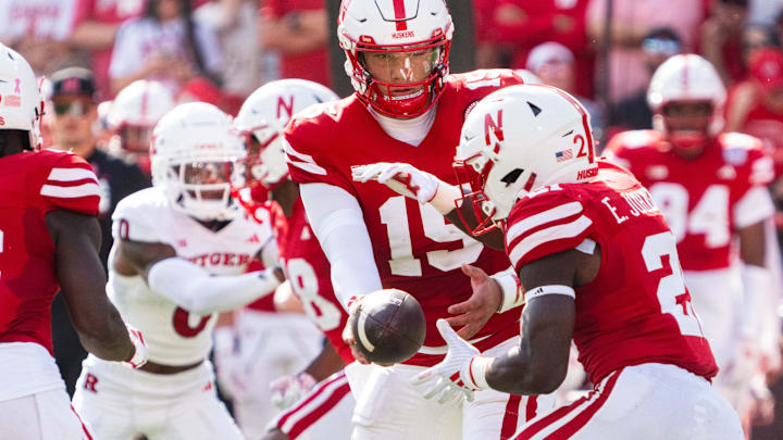Quarterback Dylan Raiola and running back Emmett Johnson are two key pieces of the Huskers' 2025 offense. Quarterback Dylan Raiola and running back Emmett Johnson are two key pieces of the Huskers' 2025 offense.