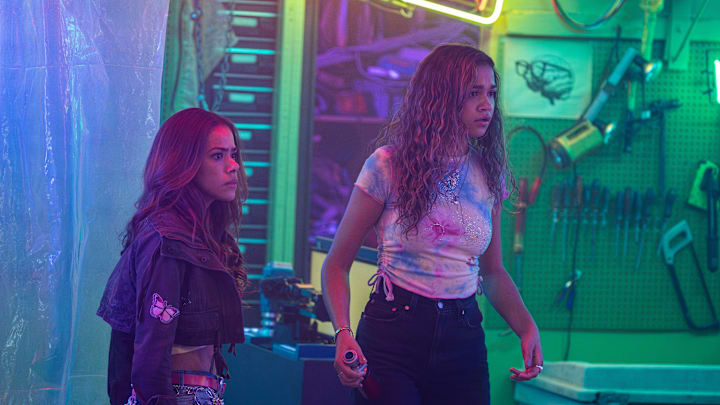 Time Cut. (L-R) Antonia Gentry as Summer and Madison Bailey as Lucy in Time Cut