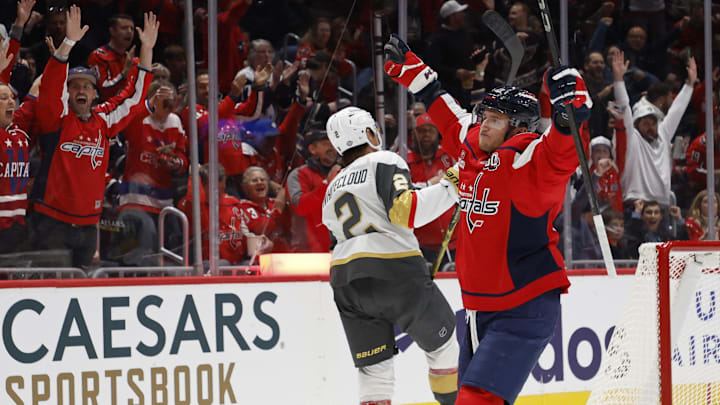 Jakub Vrana, Washington Capitals Mandatory Credit: Geoff Burke-Imagn Images