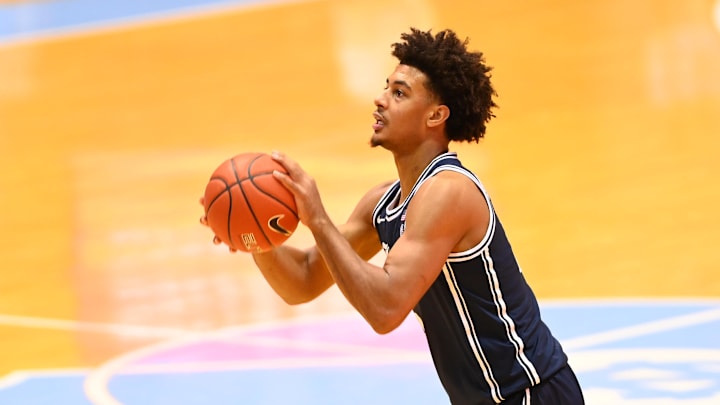 Duke basketball forward Jaemyn Brakefield versus UNC Duke basketball forward Jaemyn Brakefield versus UNC