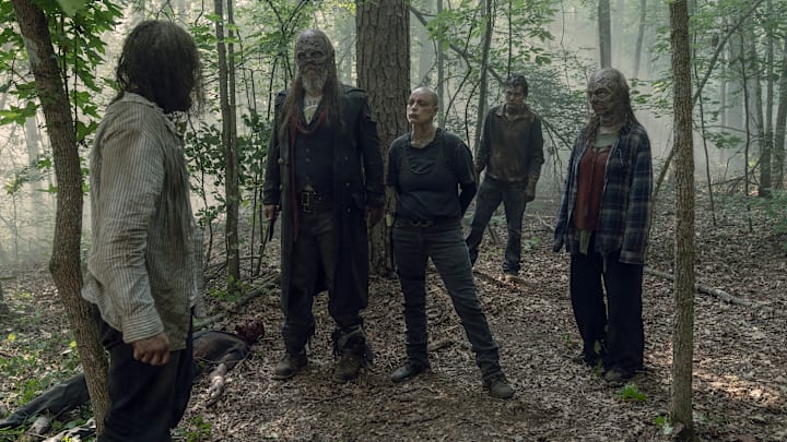 Samantha Morton as Alpha, Ryan Hurst as Beta- The Walking Dead _ Season 10, Episode 5 - Photo Credit: Jace Downs/AMC