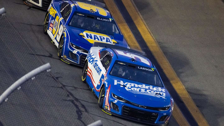 Kyle Larson, Chase Elliott, Hendrick Motorsports, NASCAR