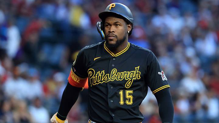 May 6, 2026; Phoenix, Arizona, USA; Pittsburgh Pirates outfielder Oneil Cruz against the Arizona Diamondbacks at Chase Field. Mandatory Credit: Mark J. Rebilas-Imagn Images